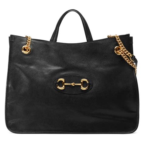 gucci horsebit tote black|Gucci Horsebit bag collection.